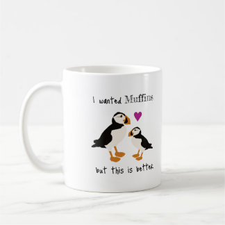 Caneca De Café Puffins Mug