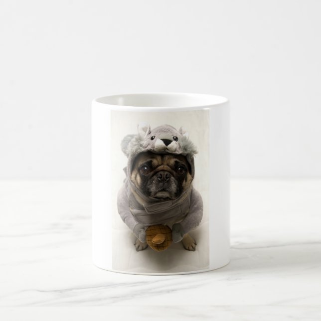 Caneca De Café Pug (Centro)