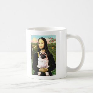Caneca De Café Pug 3 (grampo) - Mona Lisa