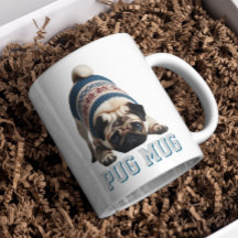 Pug Adorável - Que Caneca!