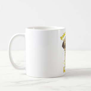 Caneca De Café Pug Bebendo Boba