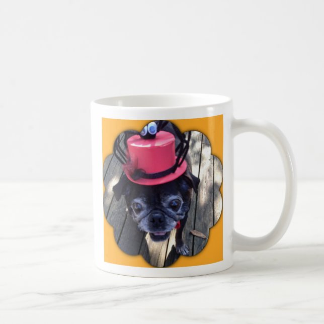 Caneca De Café Pug da aranha (Direita)