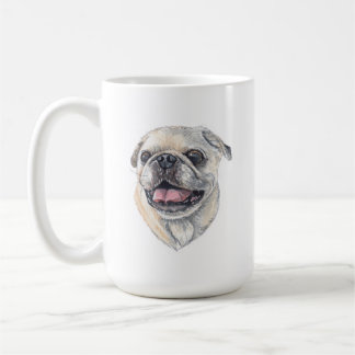 Caneca De Café Pug Dog Mug | 15 oz
