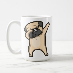 Caneca De Café Pug engraçado