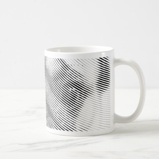 Caneca De Café Pug Face (Direita)