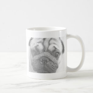 Caneca De Café Pug Face
