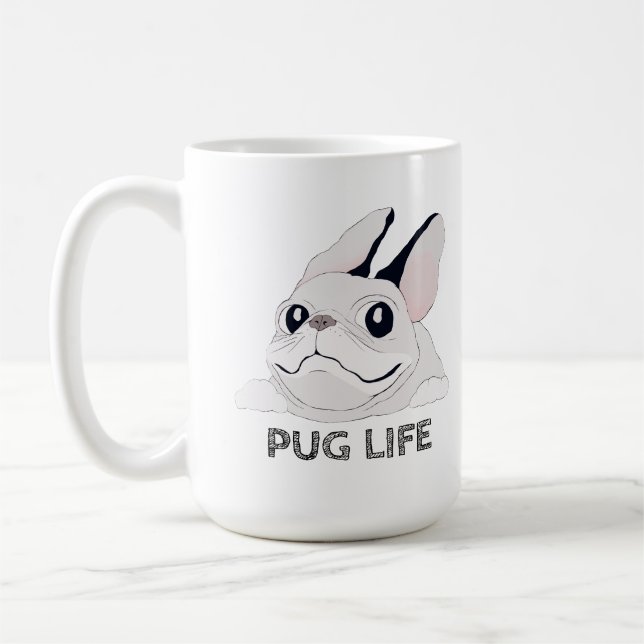 CANECA DE CAFÉ PUG LIFE (Esquerda)
