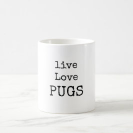 Caneca De Café PUG, linda mãe de cachorro