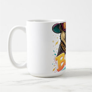 Caneca De Café Pug Mau até os Ossos — Design de Ropa de Rua para