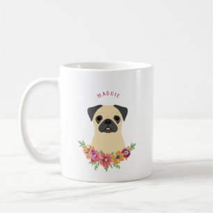 Caneca De Café Pug Mugs