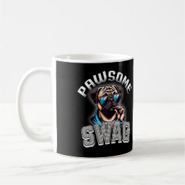 Caneca De Café Pug Swag King