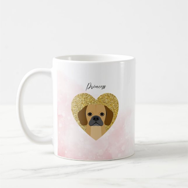 Caneca De Café Puggle Mugs (Esquerda)
