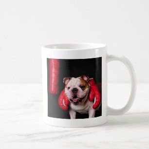 Caneca De Café Pugilista do buldogue