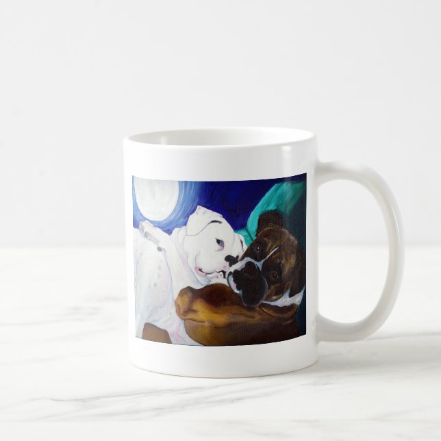 Caneca De Café Pugilistas rebentados (Direita)