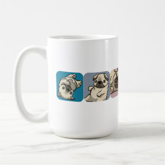 Caneca De Café Pugs.