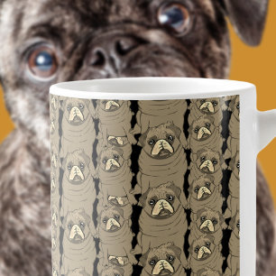 Caneca De Café Pugs em um