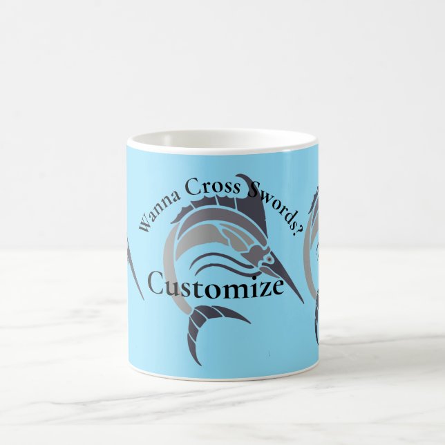 Caneca De Café Pulando Espadarte Thunder_Cove (Centro)