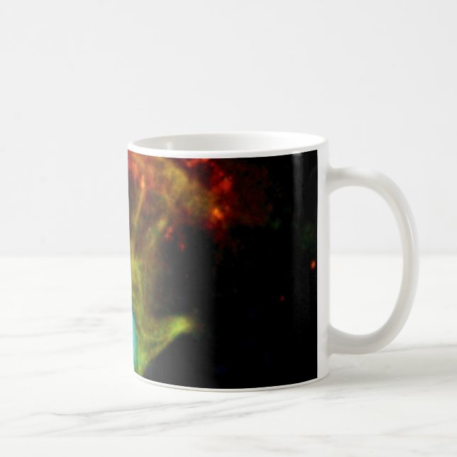 Caneca De Café Pulsar B1509 - Foto da Nebulosa de Raio X de Deus  (Direita)