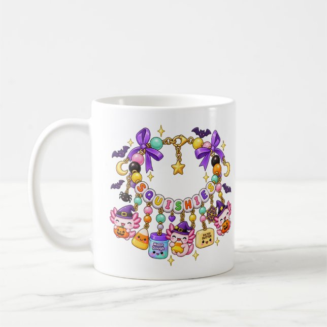 Caneca De Café Pulseira de Contas Halloween Lua Massa Bumbum (Esquerda)