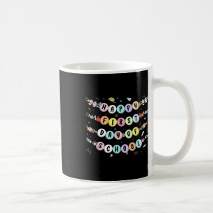 Caneca De Café Pulseira Feliz Primeiro Dia De Aula Volta às Aulas