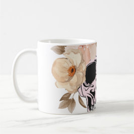 CANECA DE CAFÉ PULSO DE FLOR DA VINTAGEM