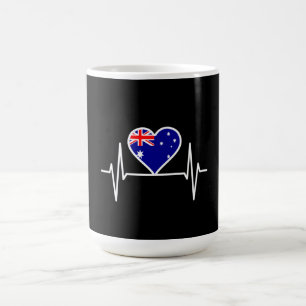 Caneca De Café Pulso de Sinalizador da Austrália