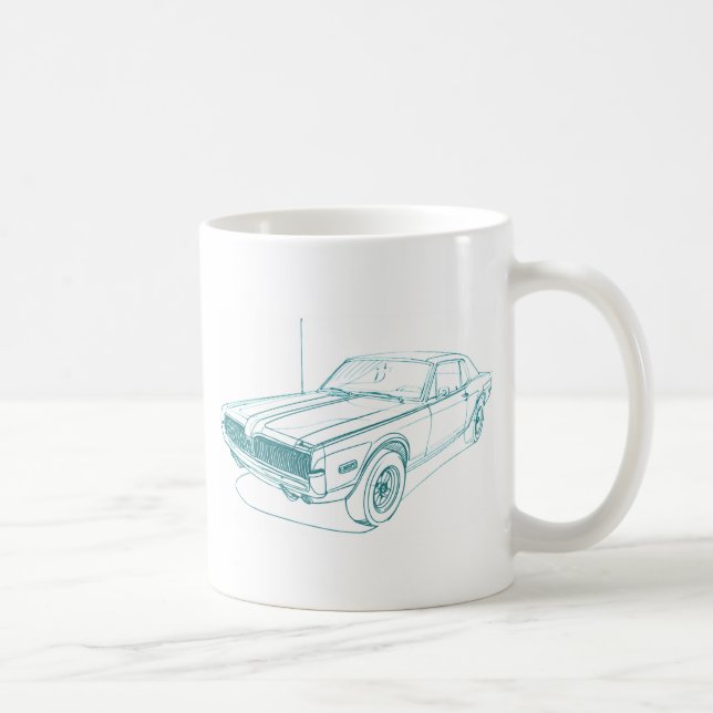 Caneca De Café Puma 1968 de Mercury (Direita)