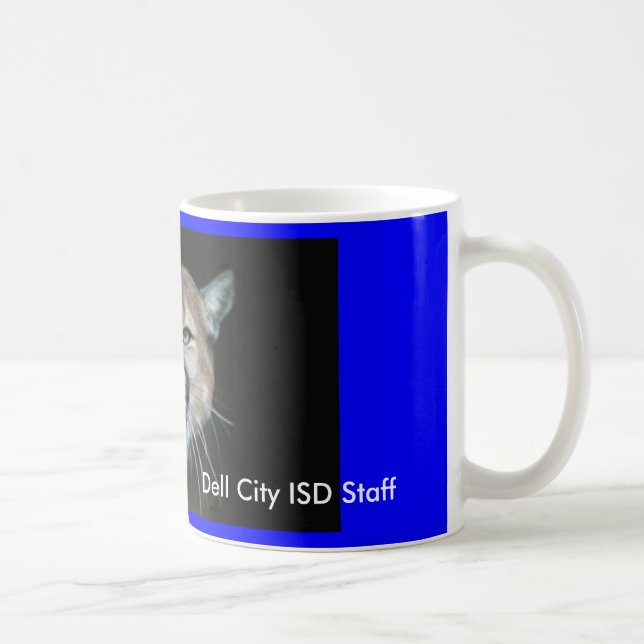 Caneca De Café Puma, funcionarios do ISD da cidade de Dell (Direita)