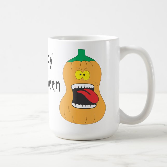 Caneca De Café Pumpkin Bobo de Halloween (Direita)