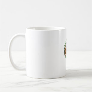 Caneca De Café Pumpkin Camo Leopard Imprime Graças a Ação de Graç