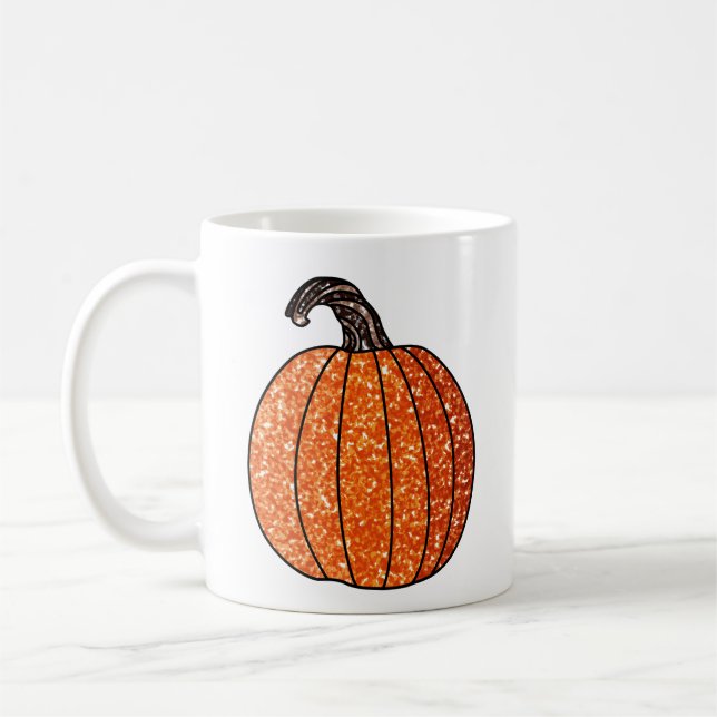 Caneca De Café Pumpkin com brilho (Esquerda)