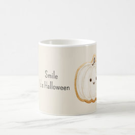 Caneca De Café Pumpkin Cookie Smile Halloween