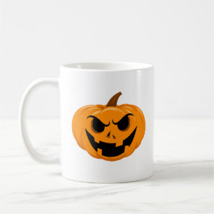 Caneca De Café Pumpkin Face Assustadora Halloween