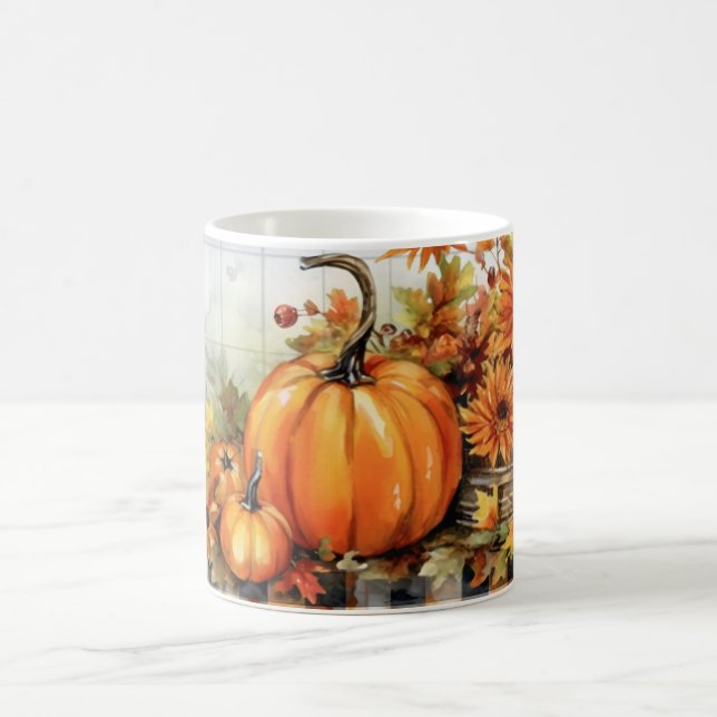 Caneca De Café Pumpkin/Fall Wrap (Centro)