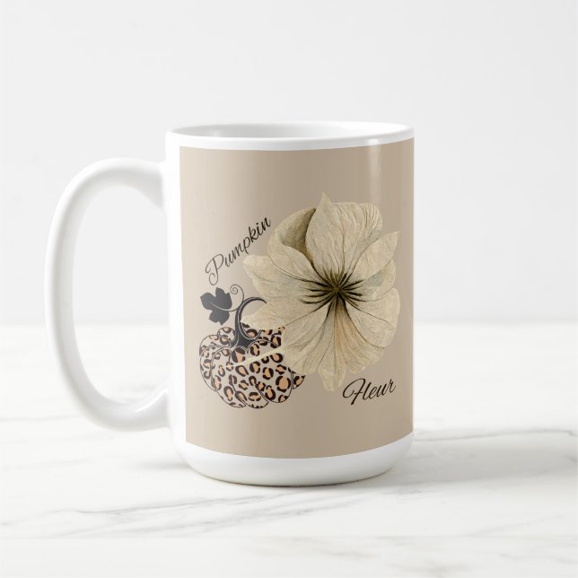 Caneca De Café Pumpkin Fleur (Esquerda)