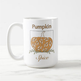 Caneca De Café Pumpkin Na Luz - Pumpkin Spice