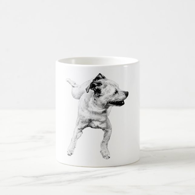 Caneca De Café Pumpkin Path Spin, Ears Up (Centro)