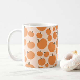 Caneca De Café Pumpkin Pattern