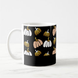Caneca De Café Pumpkin Personalizado A Preto, Esbranquiçado, Bran