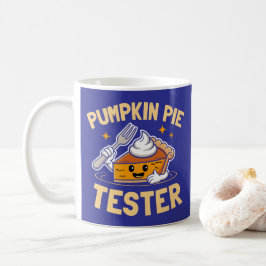 Caneca De Café Pumpkin Pie Tester Ação de Graças