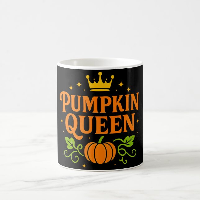 Caneca De Café Pumpkin Queen Halloween (Centro)