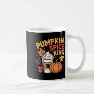 Caneca De Café Pumpkin Sce King Fall Coffee Design