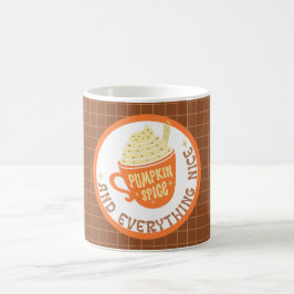 Caneca De Café Pumpkin Spice Crachá Yard Flag