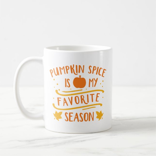 Caneca De Café Pumpkin Spice É Minha Época Favorita (Esquerda)
