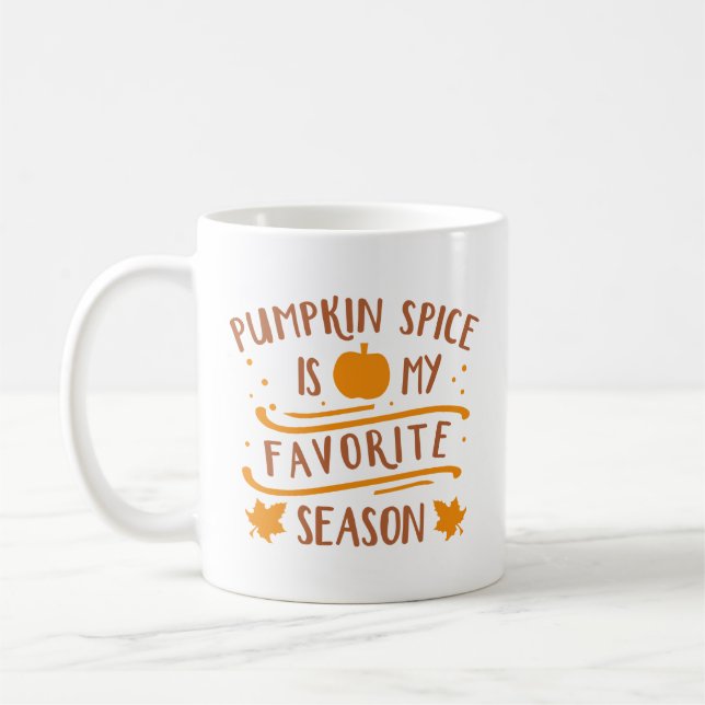 Caneca De Café Pumpkin Spice É Minha Época Favorita (Esquerda)