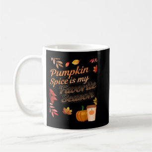 Caneca De Café Pumpkin Spice é minha estação favorita Folhas de o