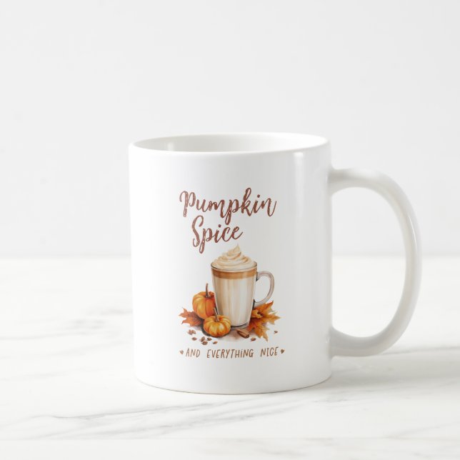 Caneca De Café Pumpkin Spice e tudo de bom (Direita)