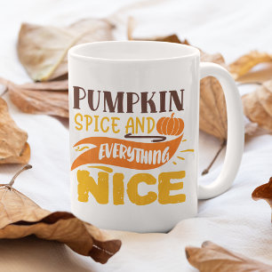 Caneca De Café Pumpkin Spice E Tudo O Que É Boa Cotação De Out