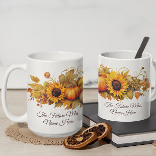 Caneca De Café Pumpkins Bonito Personalizado Queda