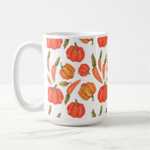 CANECA DE CAFÉ PUMPKINS E CARROÇAS DE CHEIAS LARANJAS
